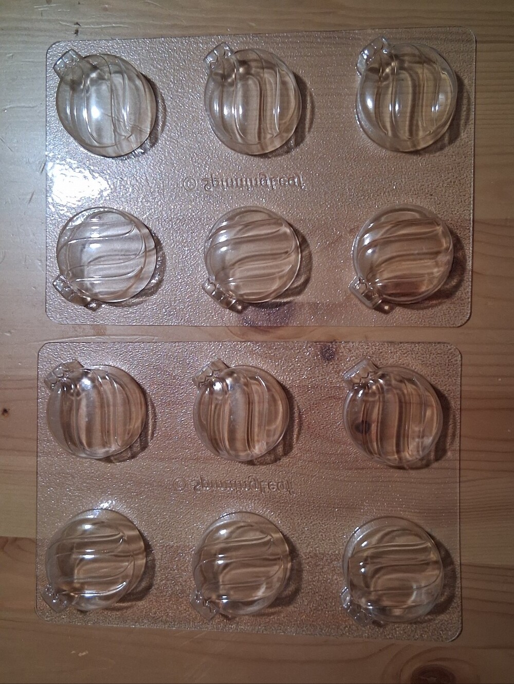 Christmas Ornament Chocolate Mold, Set Of 2 Molds